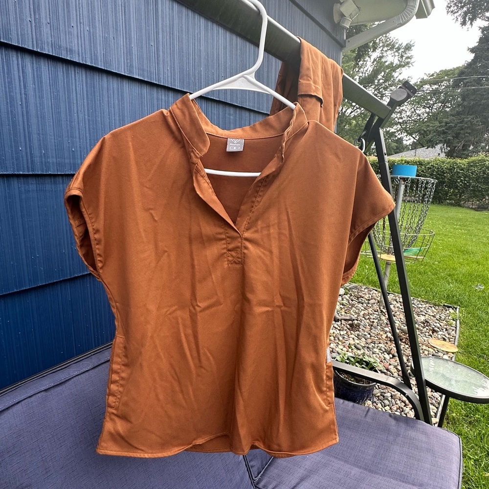 Camel/Brown women’s scrub set